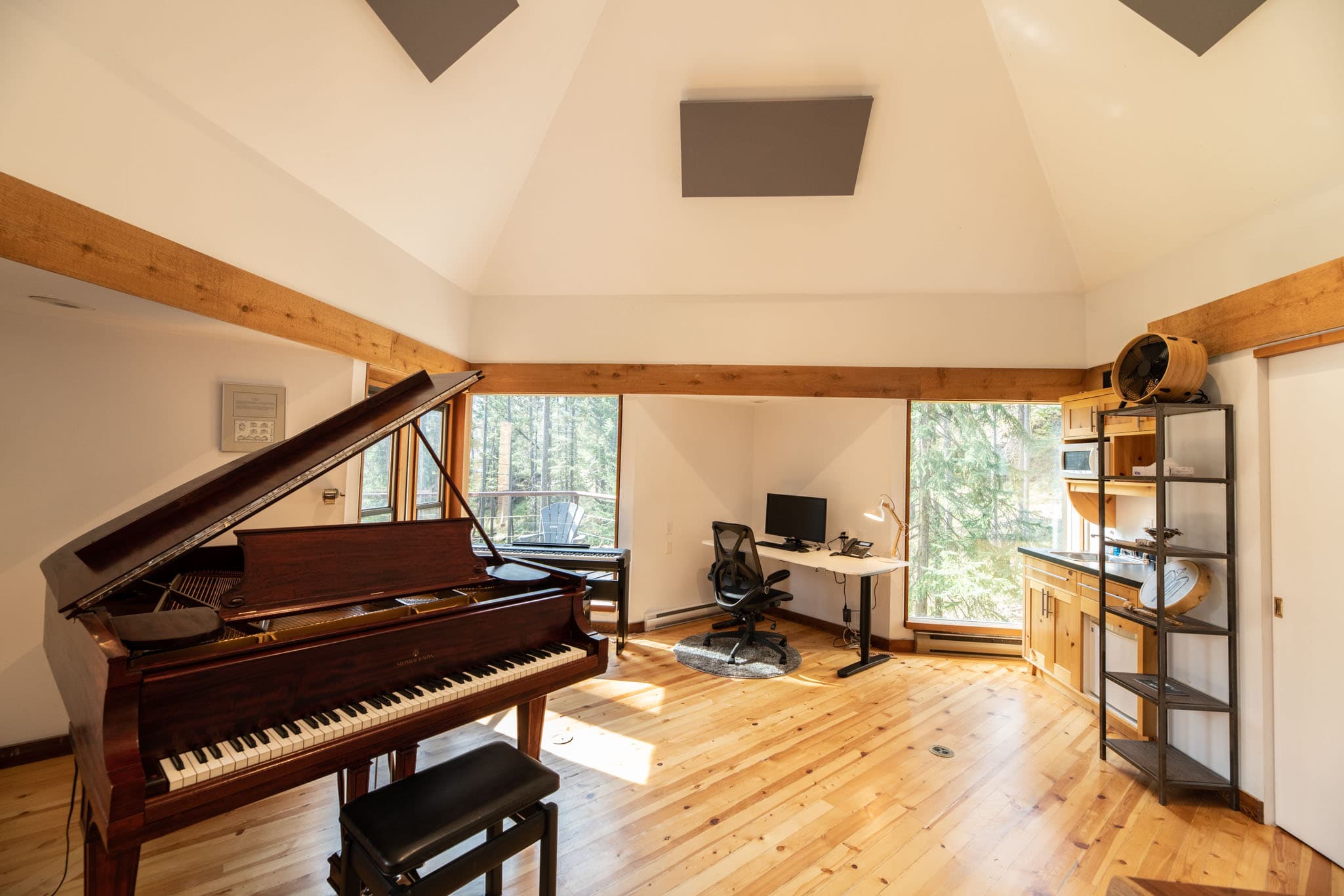 Interior shot of Davidson Studio