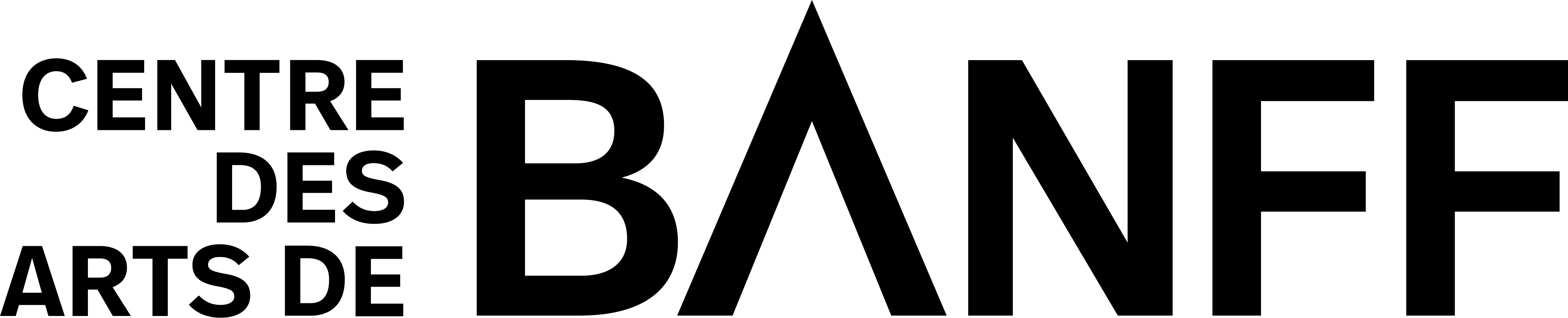 Banff Centre for Arts and Creativity Black French Logo