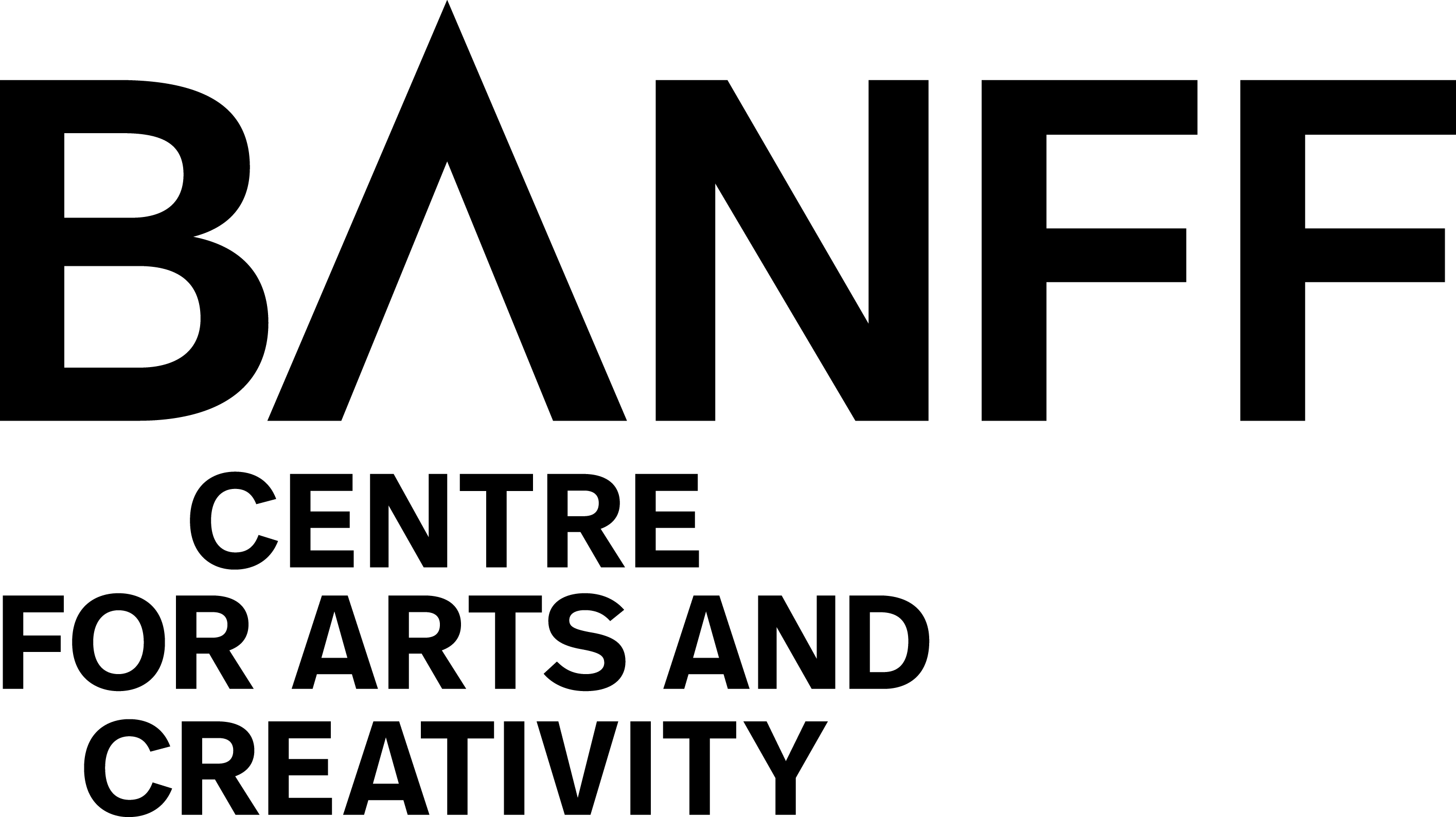 Banff Centre for Arts and Creativity Black Vertical Logo