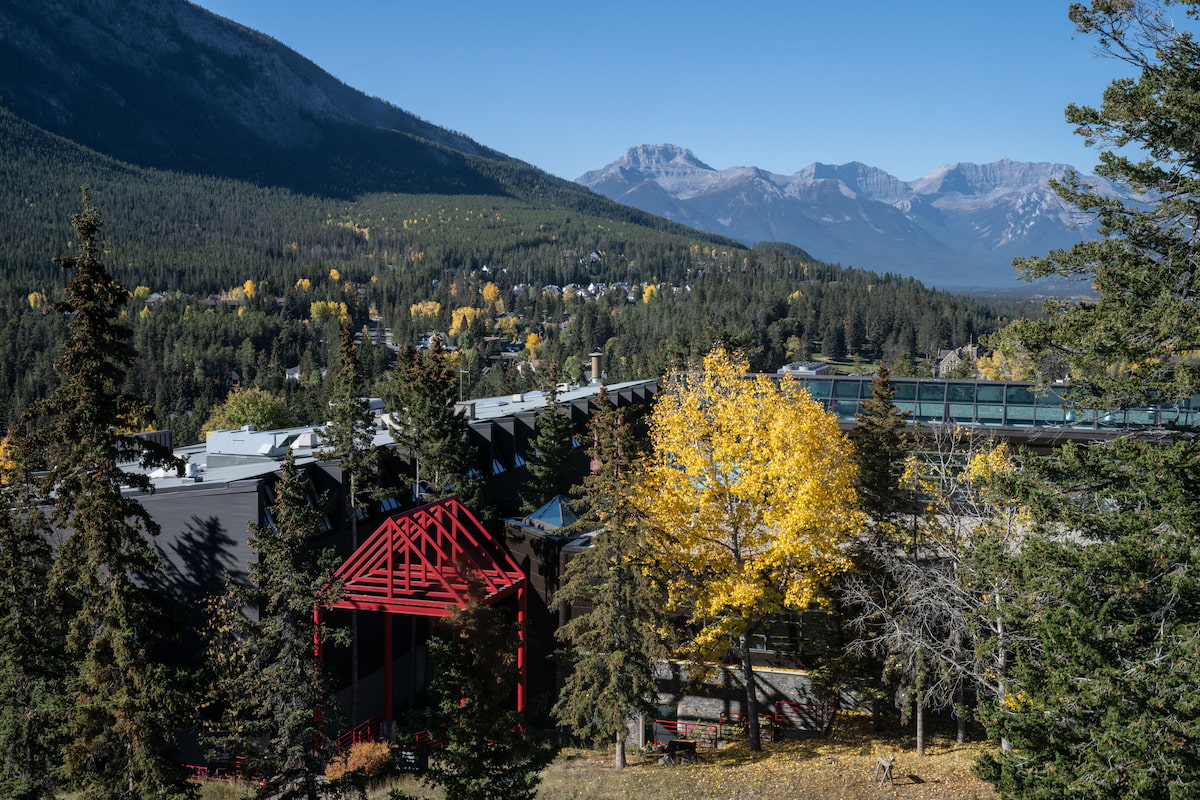 Banff Center campus in the fall