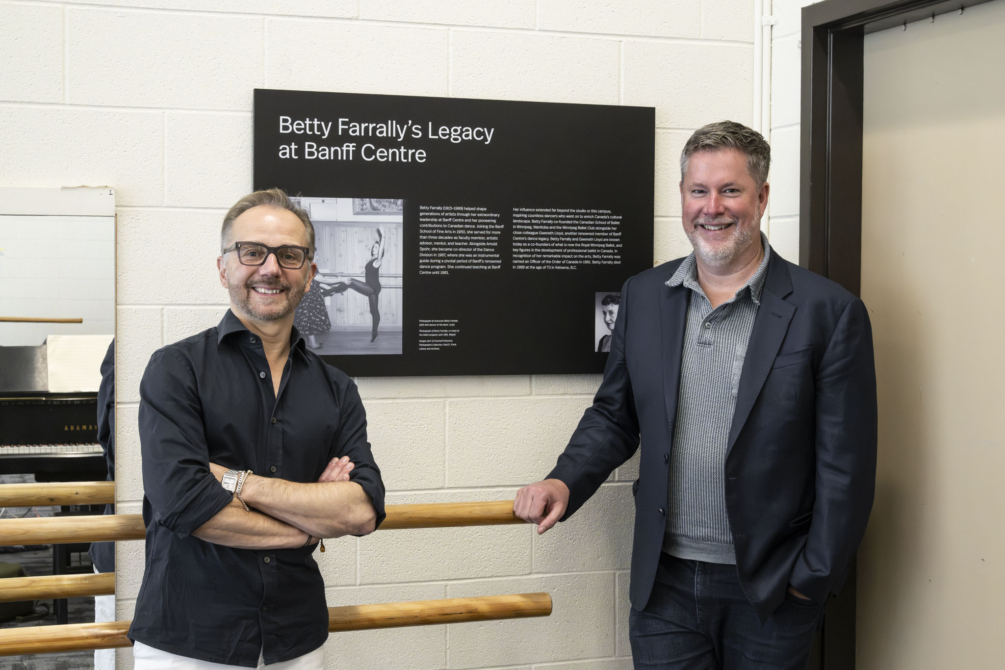 Christopher Stowell and Chris Lorway, photo by Rita Taylor.