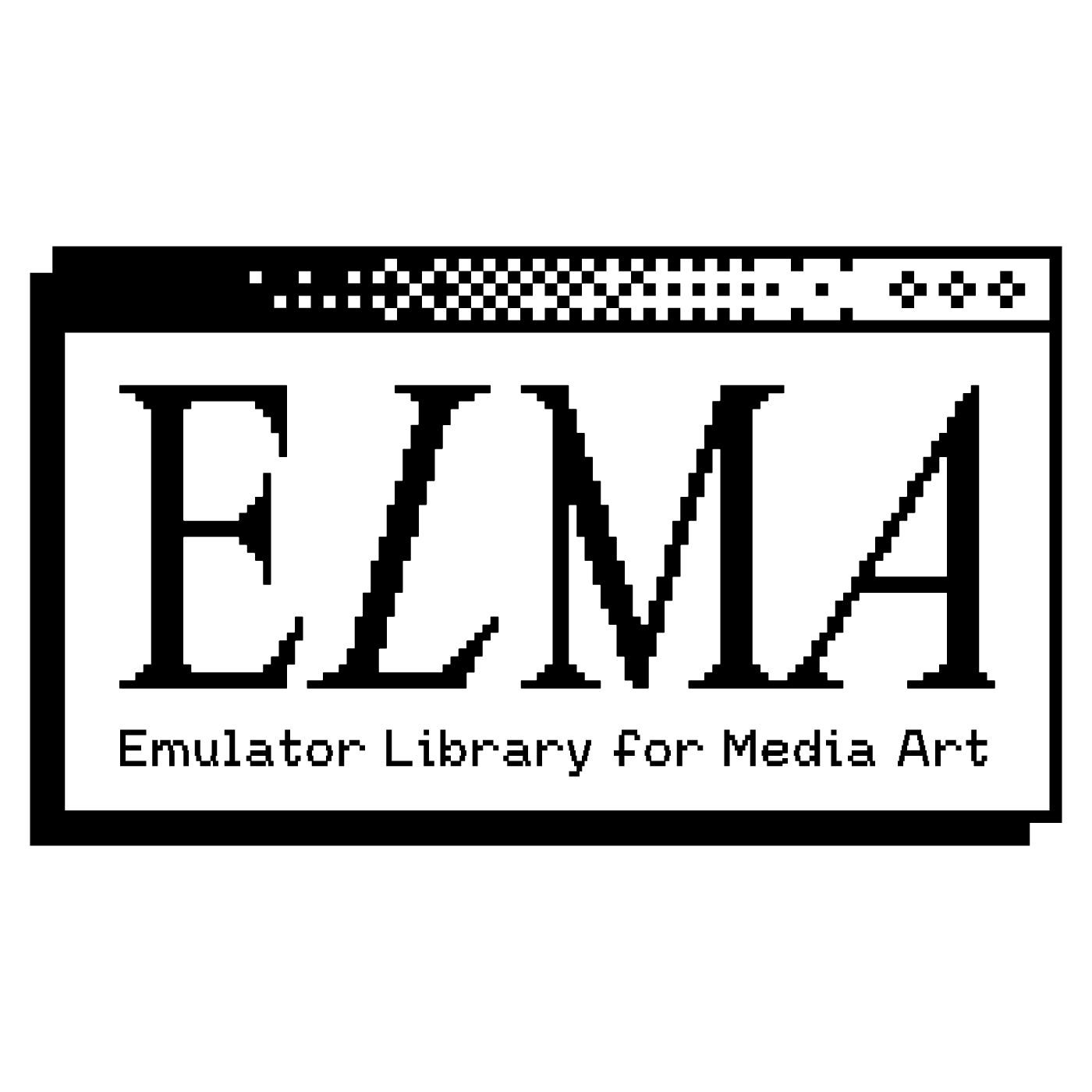 Emulator Library for Media Art (ELMA) logo