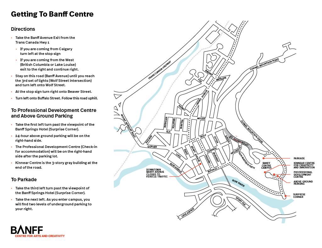 Getting to the Banff Centre