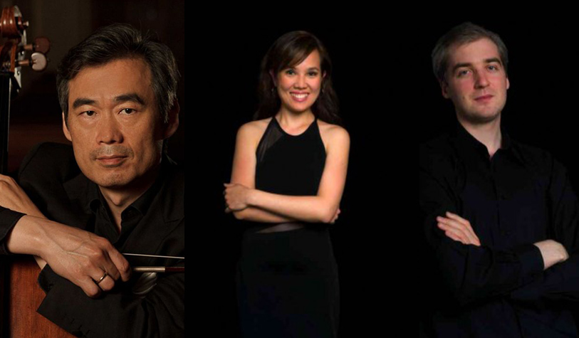 Headshots of Sung-Won Yang, Patricia Shih, Nikita Pogrebnoy