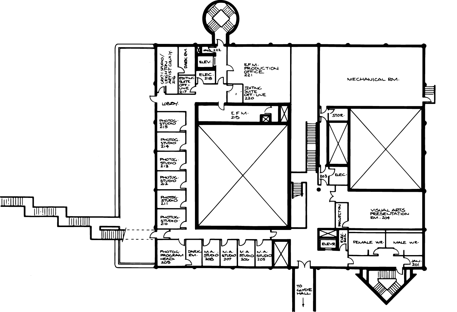 The Crich Studio Floorplan