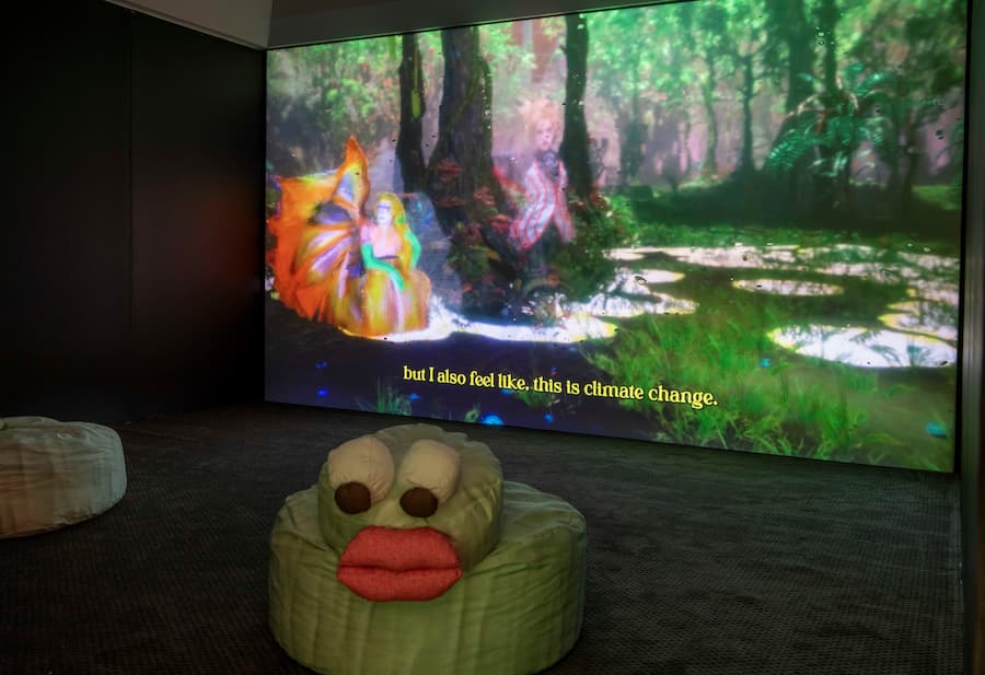 Peep Show, 2025, video installation, 11 mins., Art Gallery of Nova Scotia, photographer credit Steve Farmer