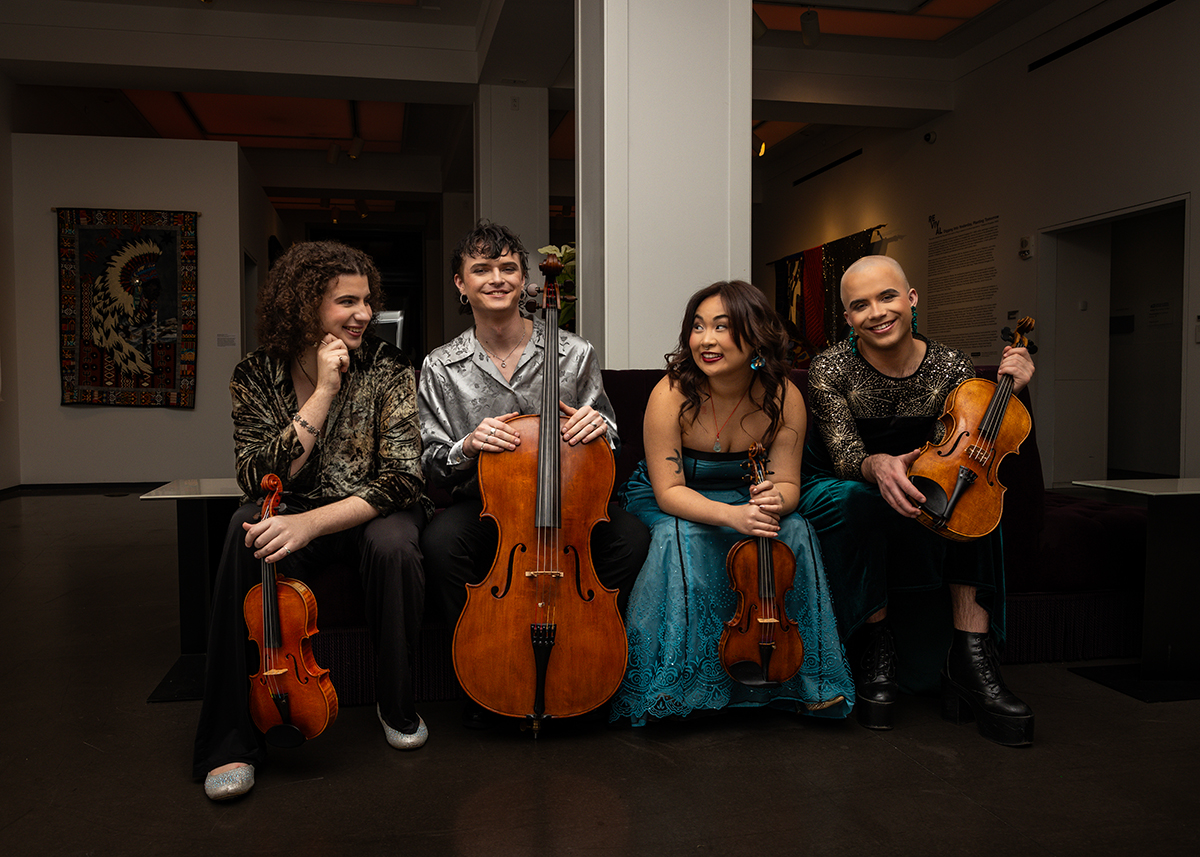 Poiesis Quartet. Photo by Eden Davis. 