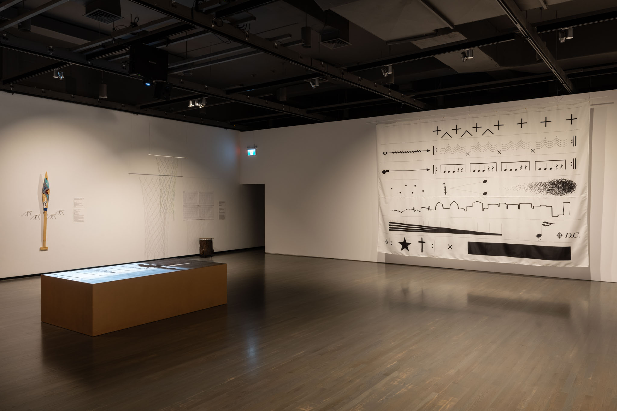 Soundings: An Exhibition in Five Parts, installation view, Walter Phillips Gallery, Banff Centre for Arts and Creativity, 2021. 