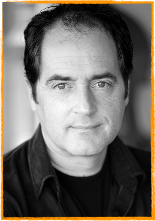 Black and White close up portrait of a man 