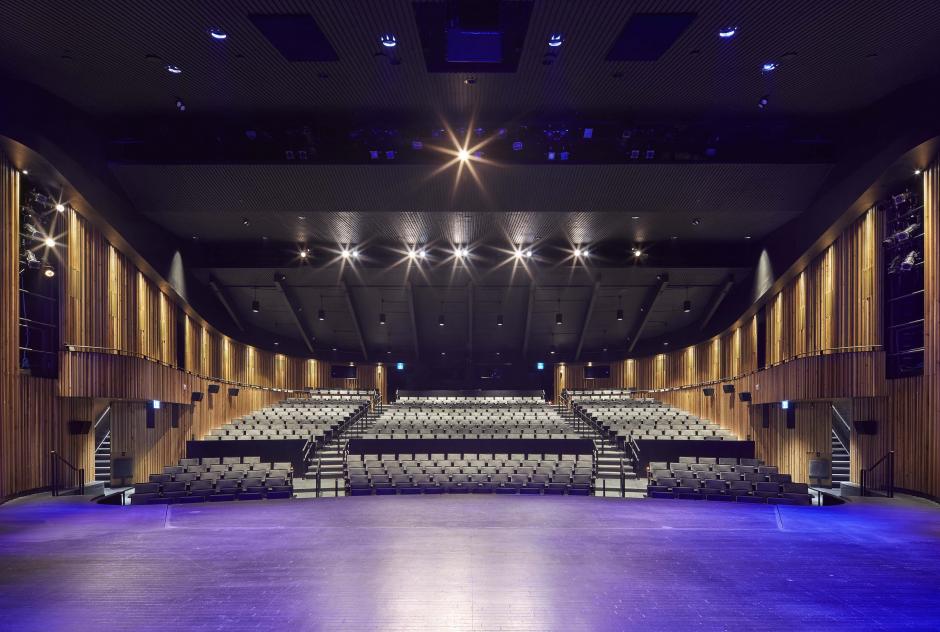 Encompassing view of Jenny Belzberg Theatre