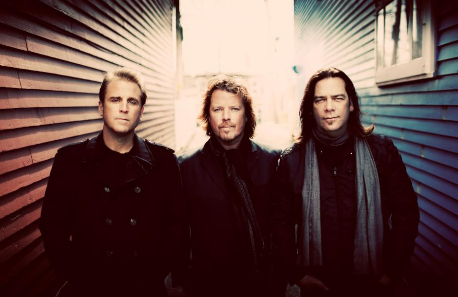 Sean McCann + Great Big Sea | Banff Centre Great Big Sea band picture in an urban setting.