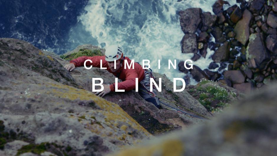 Image from the film Climbing Blind