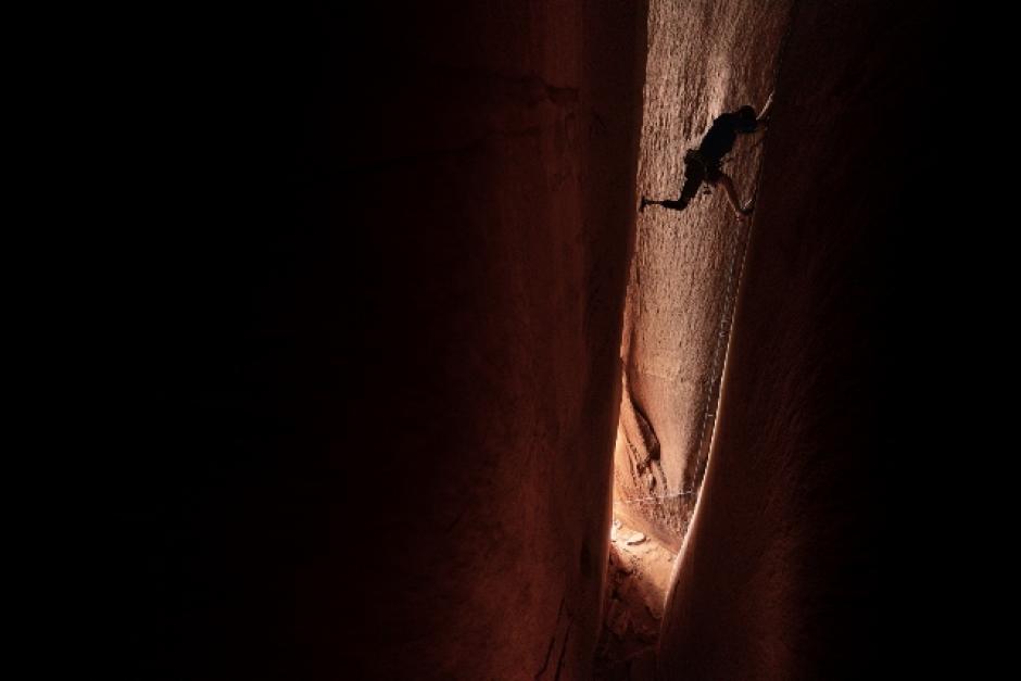 Image from the film Out on A Limb Image from the film Out on A Limb