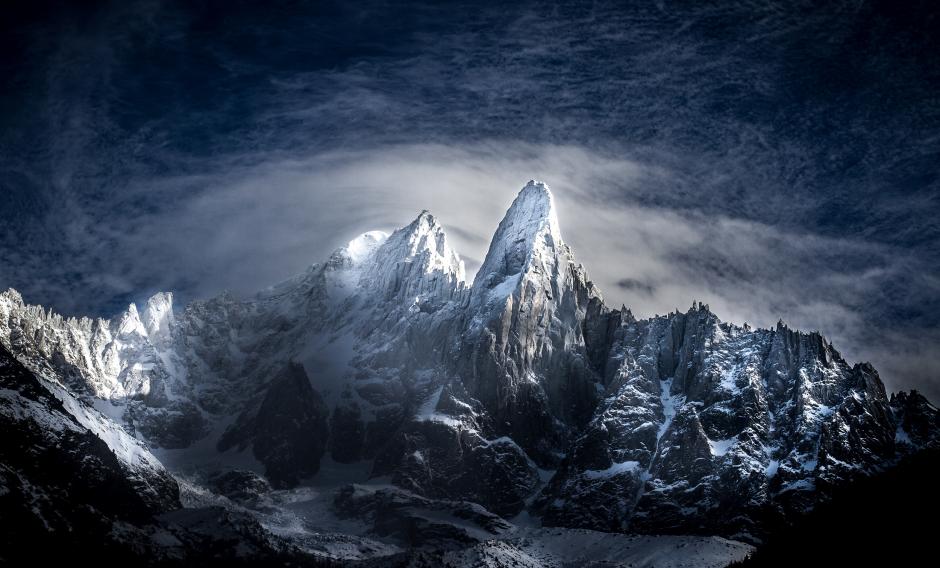 Les Drus, Chamonix, France © Soren Rickards 2015 Banff Mountain Film and Book Festival Signature Image: Les Drus, Chamonix, France by Soren Rickards