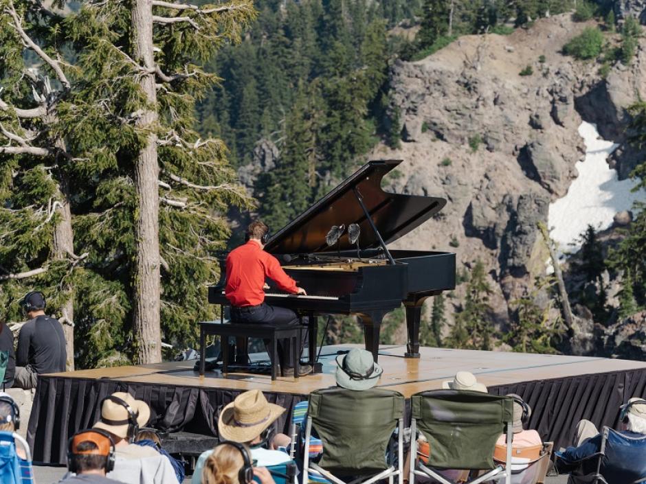 IN A LANDSCAPE: Classical Music in the Wild™, Crater Lake, photo by Arthur Hitchcock