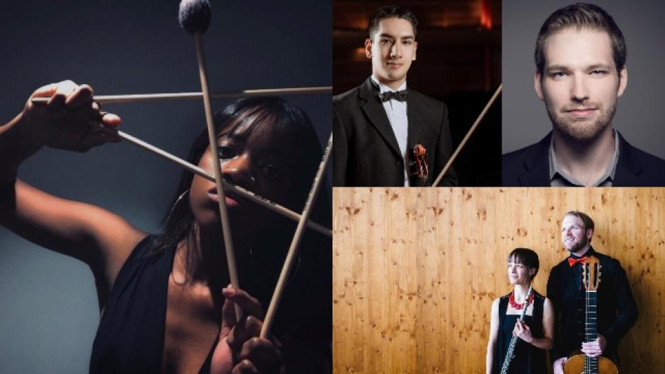 Evolution: Classical, Banff Centre for Arts and Creativity, Beija-Flour, Britton-René Collins, Dastoor Woods Duo Evolution: Classical, Banff Centre for Arts and Creativity, Beija-Flour, Britton-René Collins, Dastoor Woods Duo