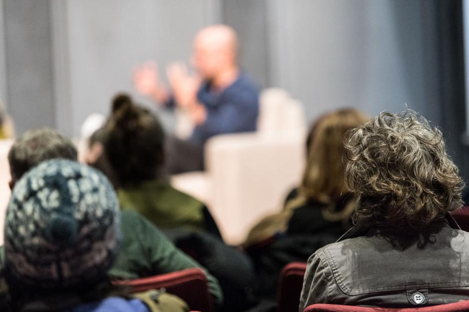 Literary Arts Talk at Banff Centre, photo by Donald Lee