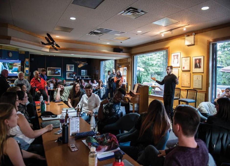 Photograph of Opera Pub at Banff Legion by Jessica Wittman, Banff Centre 2019