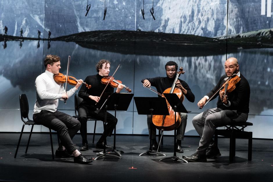 Isidore String Quartet performs in the Beethoven Finals at BISQC 2022