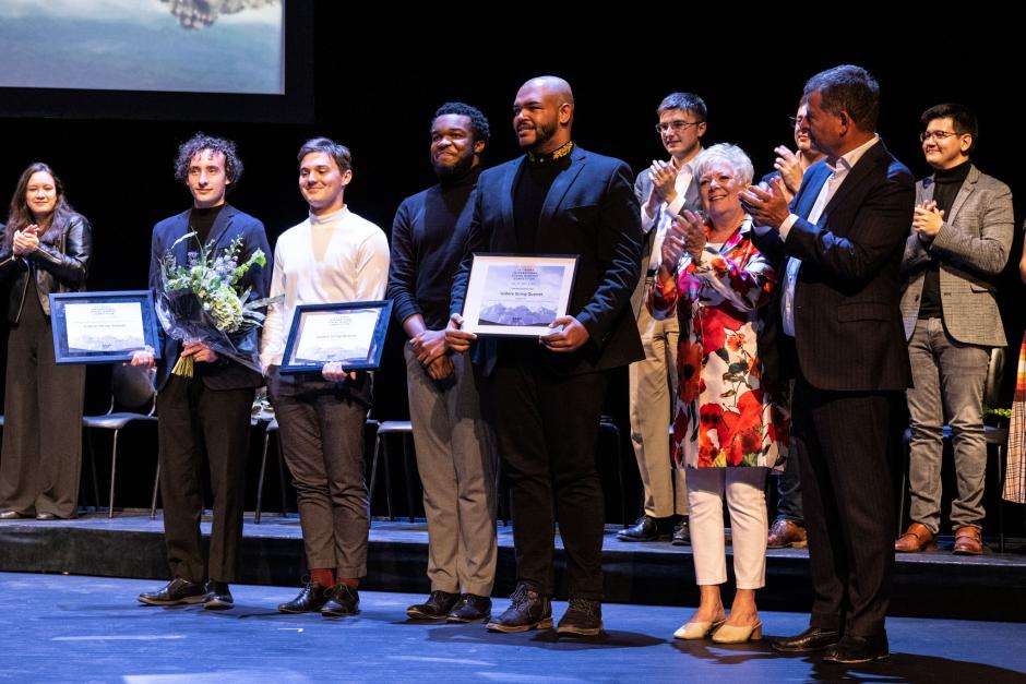 Isidore String Quartet receives first prize at the 14th Banff International String Quartet Competition