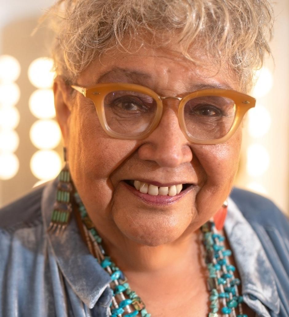 Muriel Miguel, Decolonizing the Narrative Conversation Series, photo by Shawn McPherson Muriel Miguel, Decolonizing the Narrative Conversation Series, photo by Shawn McPherson