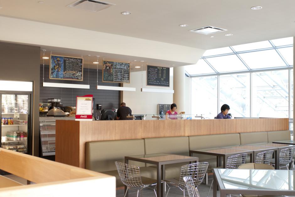 Le Cafe inside Sally Borden Fitness and Recreation Building