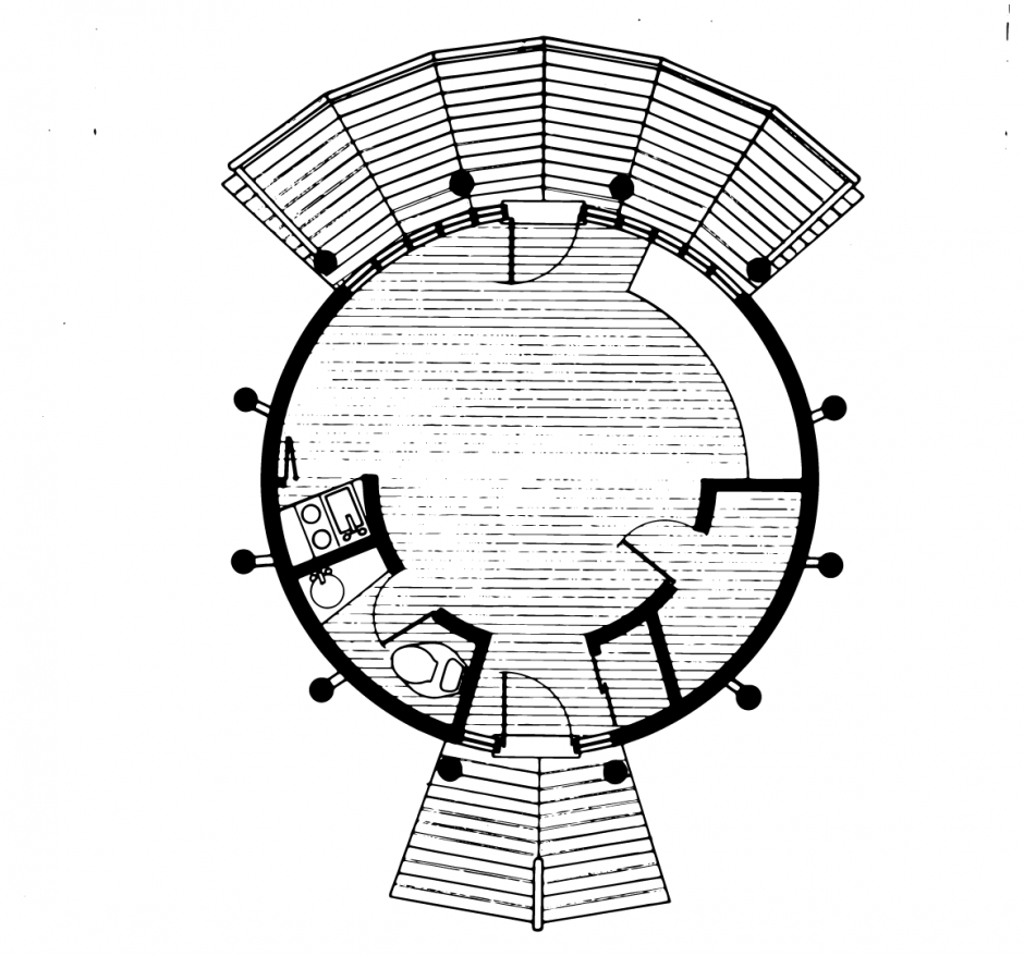 The Hemingway Studio Floorplan