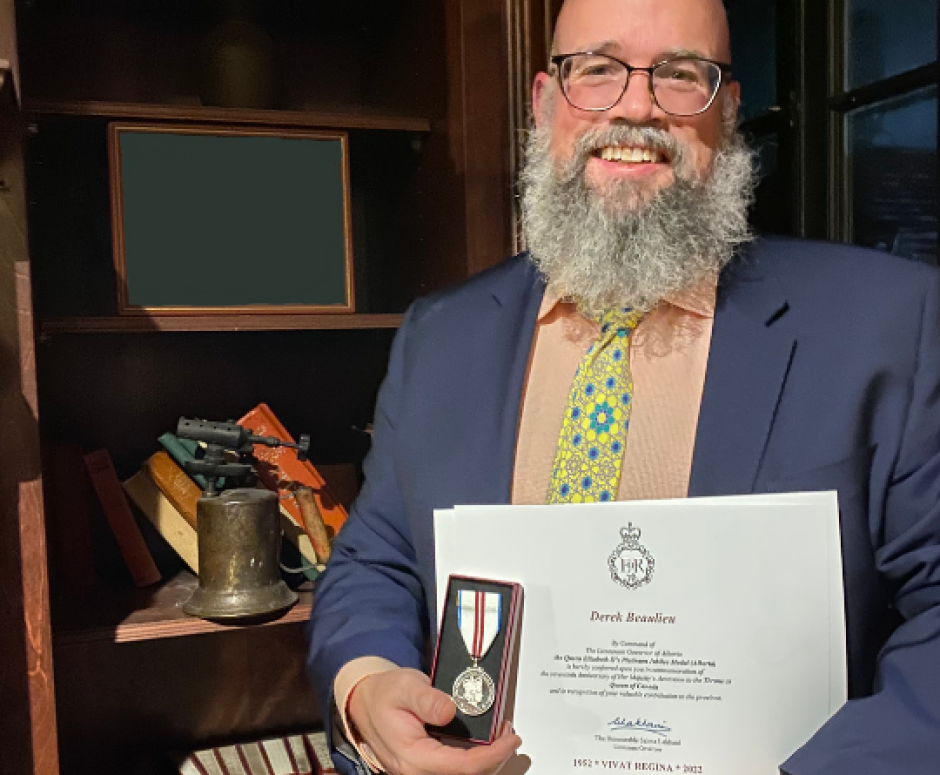 Banff Centre Director of Literary Arts and Poet Laureate Derek Beaulieu Awarded Queen Elizabeth II ’s Platinum Jubilee Medal Director of Literary Arts Derek Beaulieu