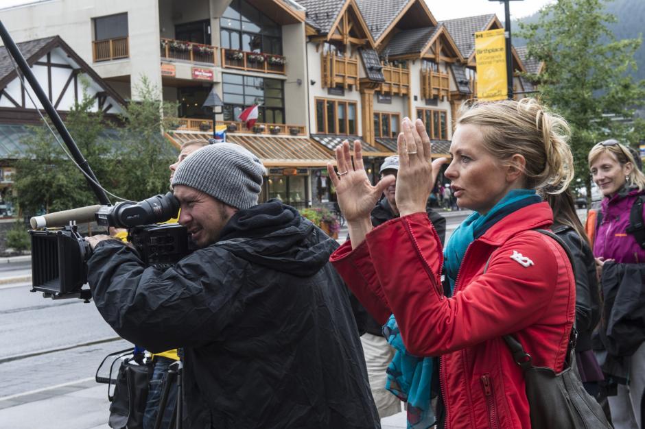 Film crews at The Banff Centre