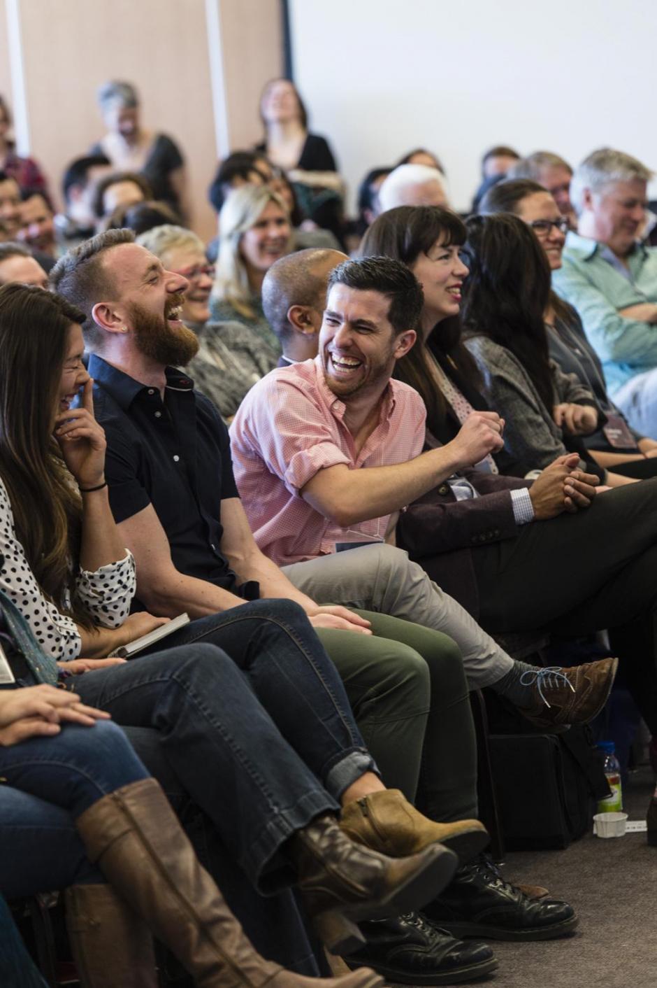 Hope Decoded participants laughing