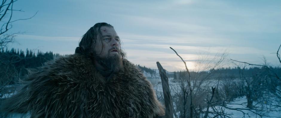 Leonardo DiCaprio in The Revenant