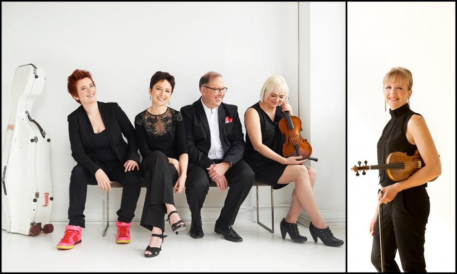 Eybler Quartet with Patricia Ahern. Image by Sian Richards photography