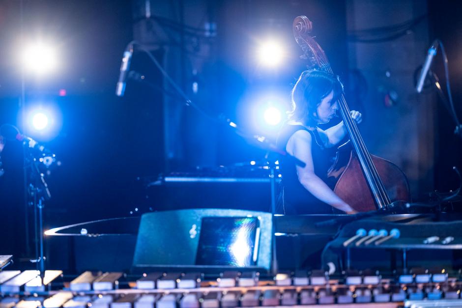 Zoe Markle performing on stage