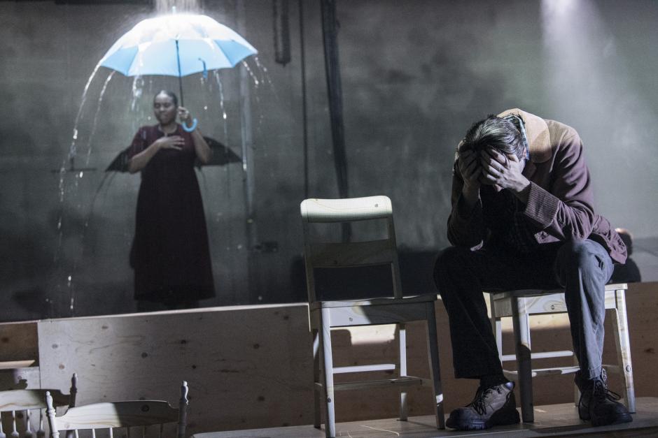 Photo taken from production workshop of Silent Light, music by Paola Prestini and text by Royce Vavrek, 2019. Photo taken from production workshop of Silent Light, music by Paola Prestini and text by Royce Vavrek, 2019.