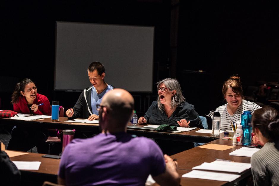 Playwrights workshopping 