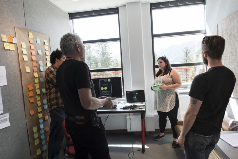 Photo of Jeanne and Peter Lougheed Building studios