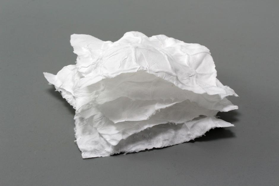 embossed handmade paper sculpture by artist Éloïse Plamondon-Pagé