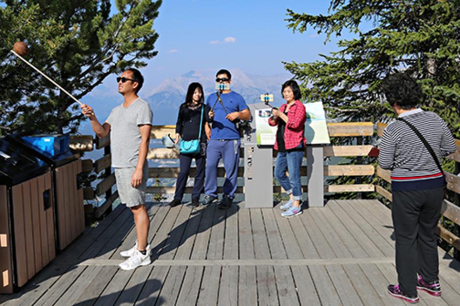 Kotama Bouabane. "Sulphur Mountain #3", 2015. C-Print. 28" x 42". Courtesy the artist