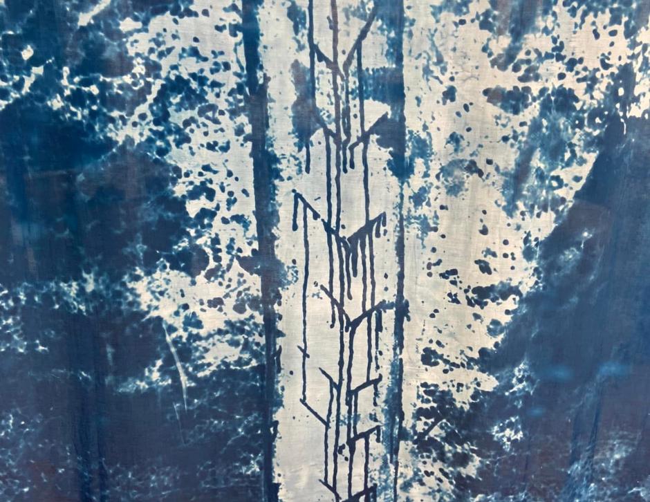 ‘I sing of the sea I am mermaid of the trees,’ Ayesha Hameed, 2021 (detail) courtesy the artist.