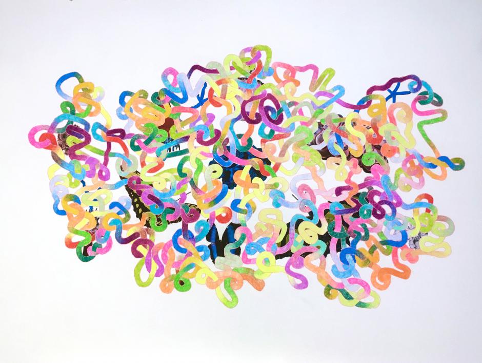 Artwork by Sunny Nestler, named Tangled Knot #2