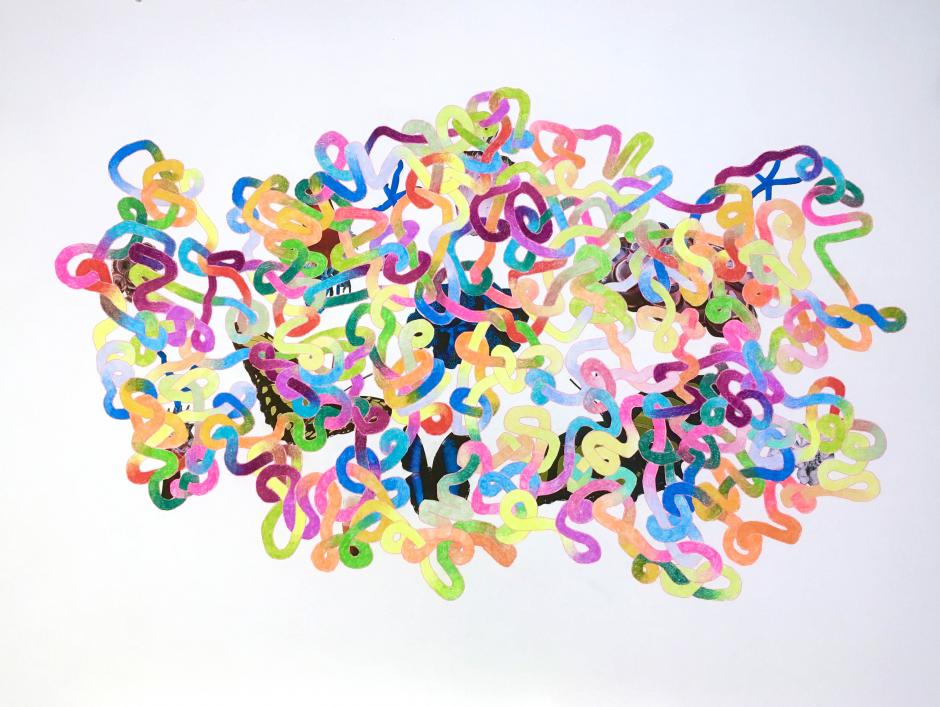 Sunny Nestler, Tangled Knot #2 Artwork by Sunny Nestler, named Tangled Knot #2