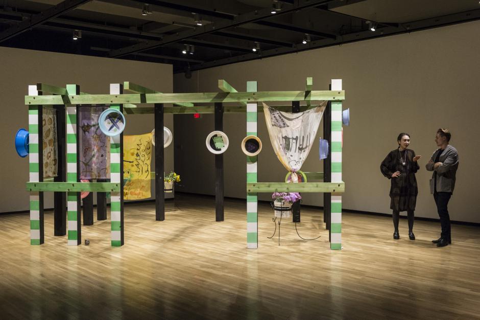 Installation view of Garden Gossip, 2017. Photo by Rita Taylor. Installation view of Garden Gossip, 2017. Photo by Rita Taylor.