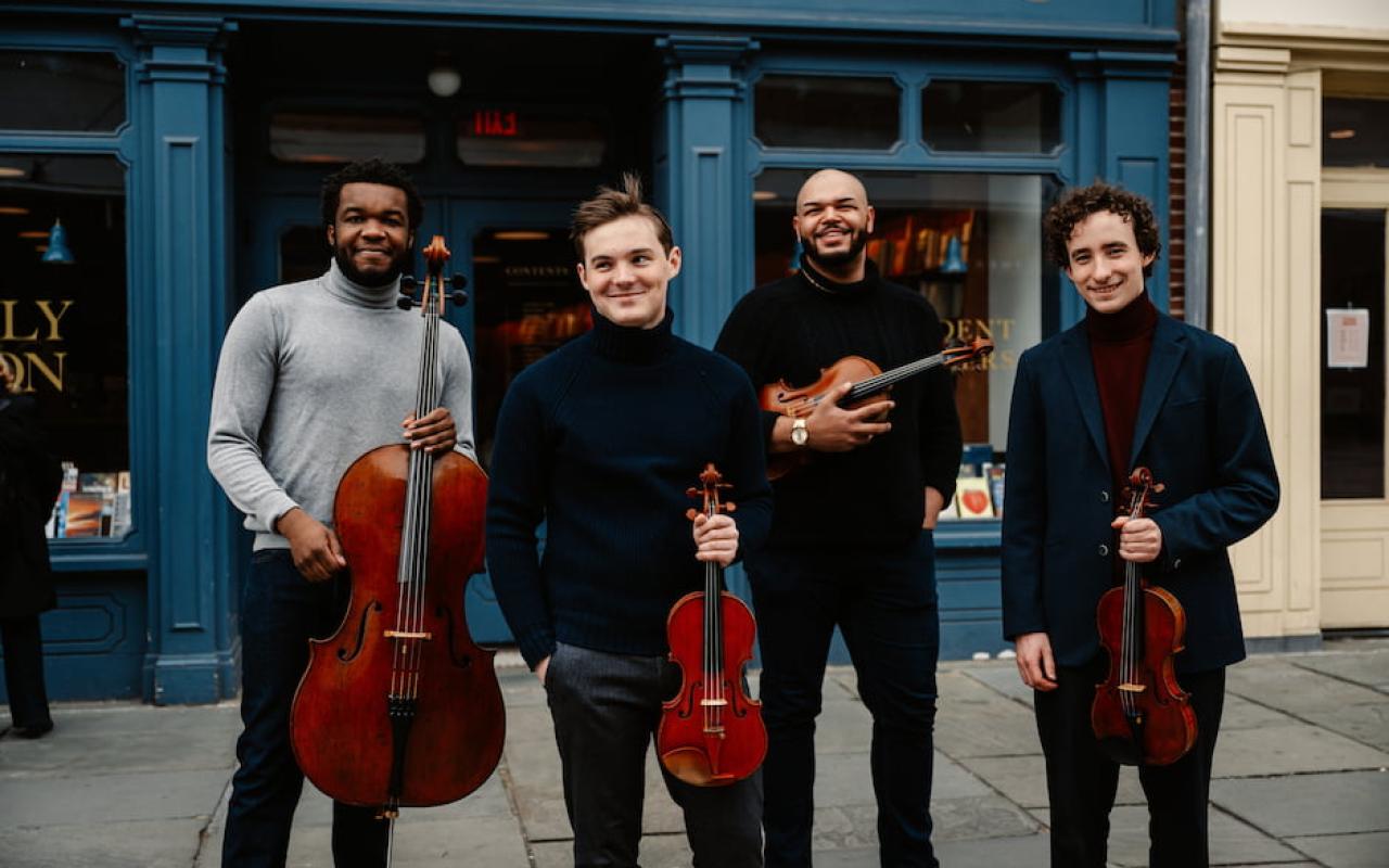 Isidore String Quartet, photo by Jiyang Chen