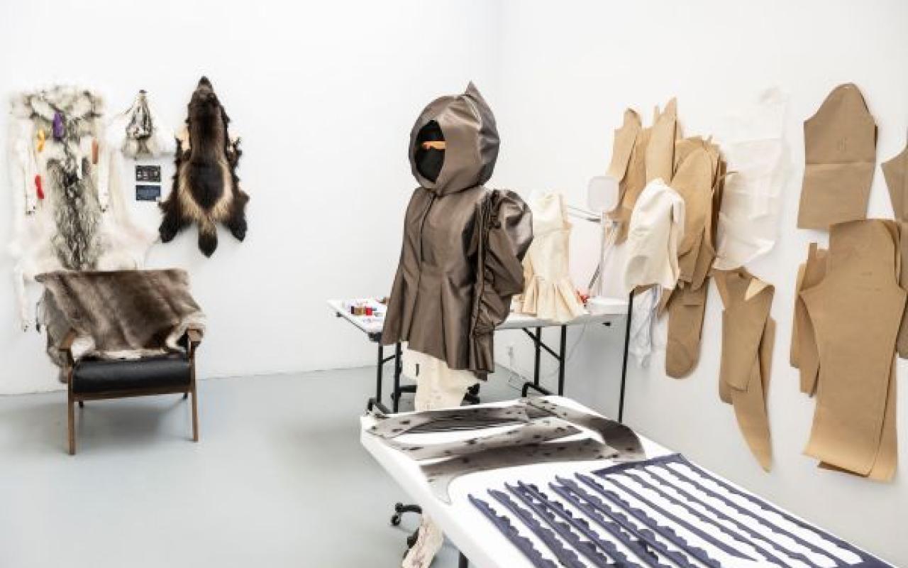 Studio of Taalrumiq. Indigenous Haute Couture Open Studios, 2024.