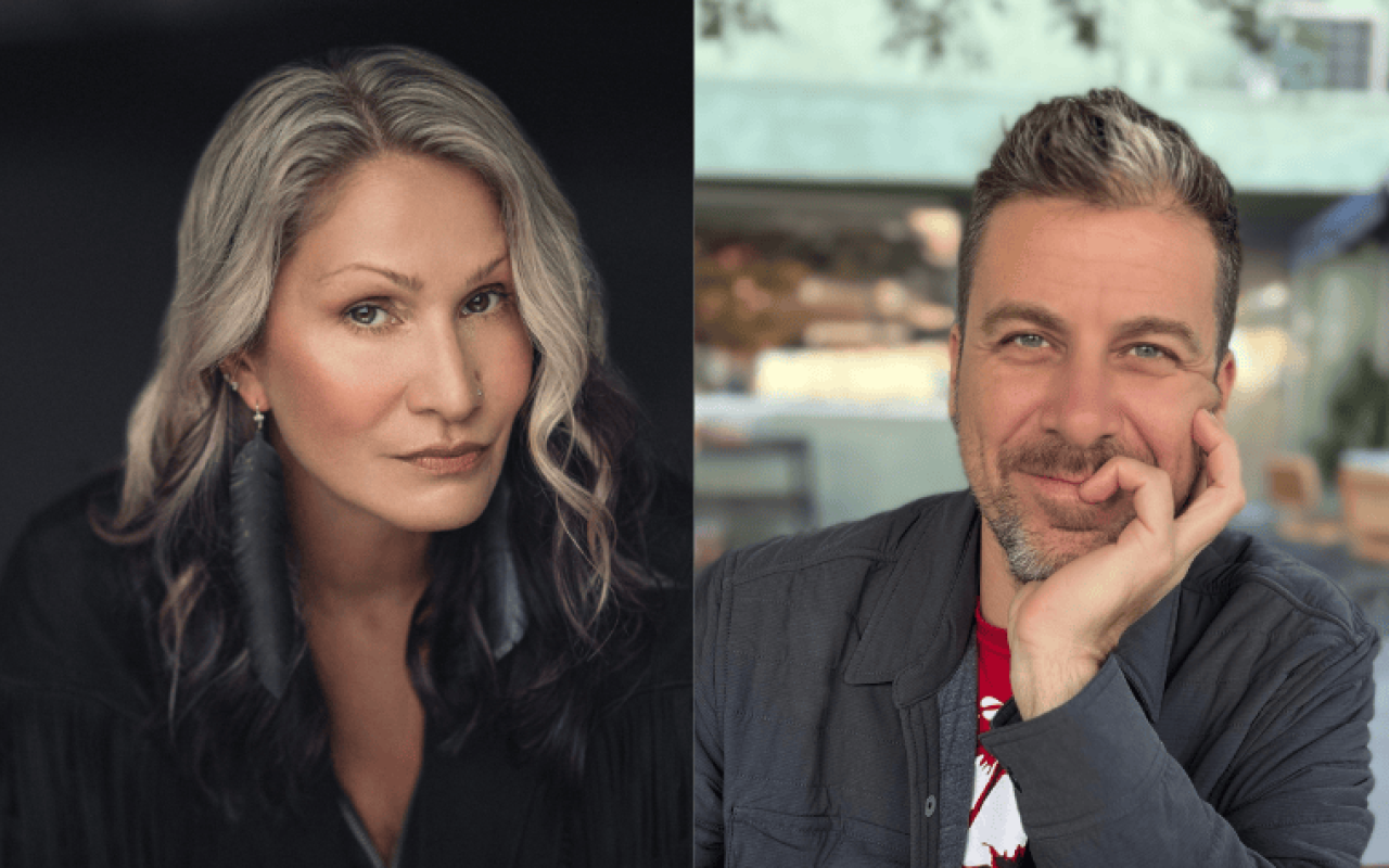 Jules Koostachin, photo by Karolina Turek. Shane Belcourt, photo by Jules Koostachin.