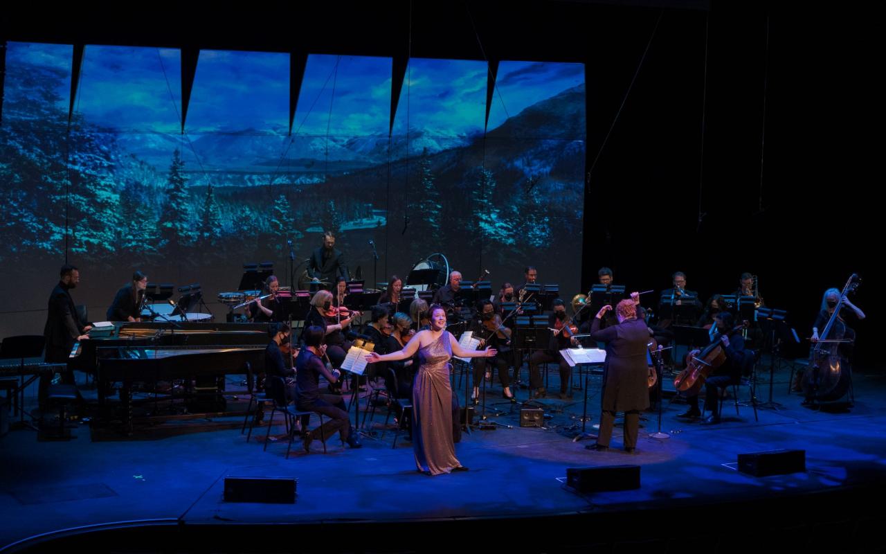 Photo taken from dress rehearsal of Opera Through The Ages