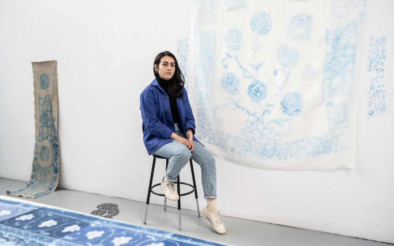 Spring BAIR 2024 participant Anahita Akhavan. Photo by Rita Taylor.