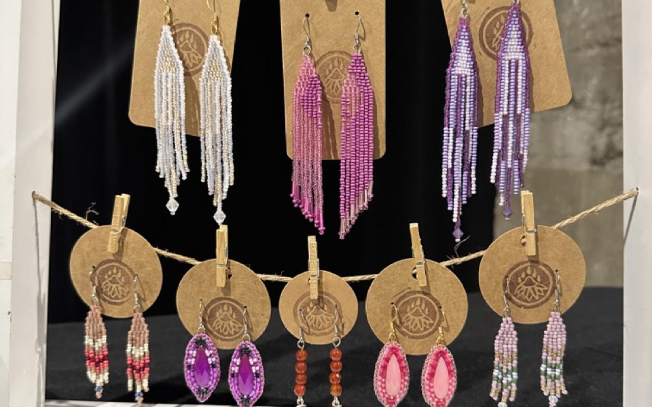 Selection of Beaded Earrings by Warisose 