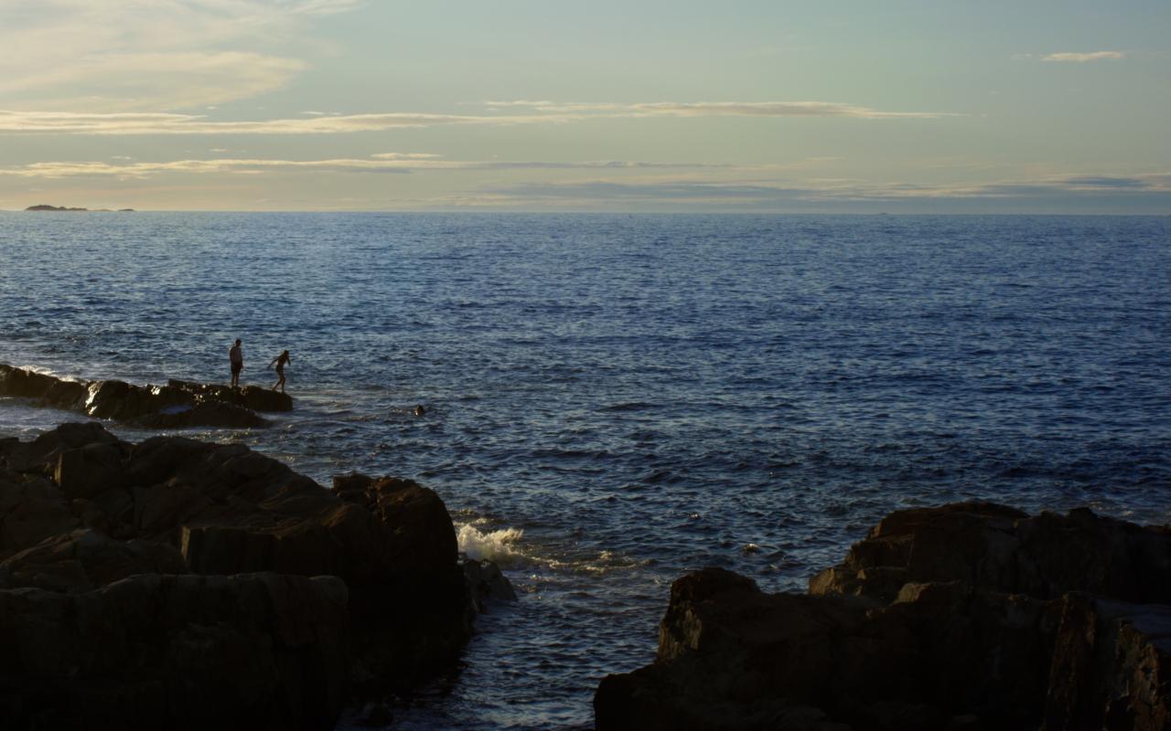 Rocks and Ocean