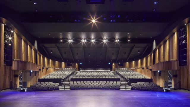 Encompassing view of Jenny Belzberg Theatre